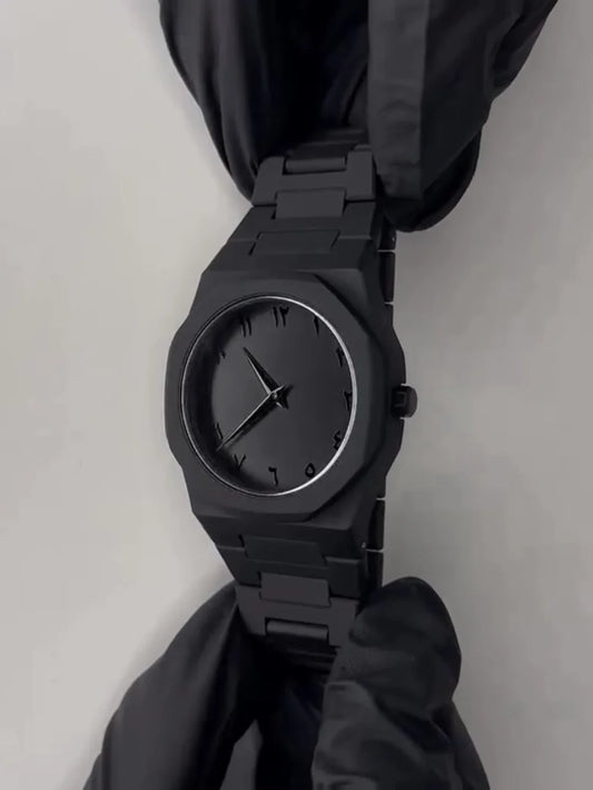 BLACK ARABIC WATCH