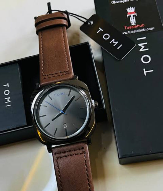 TOMI BLACK DIAL WATCH